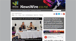 Desktop Screenshot of newswire.co.nz