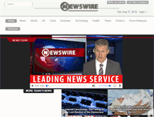 Tablet Screenshot of newswire.net